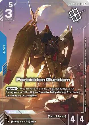 Forbidden Gundam (Store Tournament Winner Pack 04) (GD02-006) - Gundam Promotional Cards Holofoil