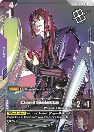 Desil Galette (Store Tournament Winner Pack 04) (GD02-096) - Gundam Promotional Cards Holofoil