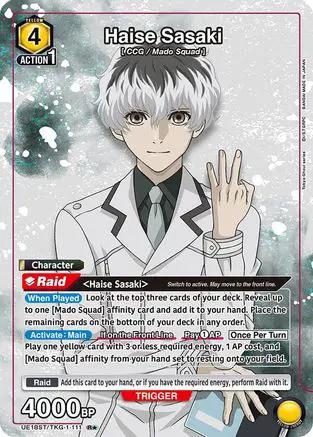 Haise Sasaki (R*) (UE18ST/TKG-1-111) - UE18ST Tokyo Ghoul Starter Deck Foil