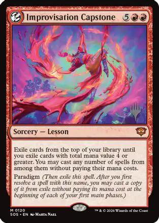 Improvisation Capstone (PPSOS-120) - Promo Pack: Secrets of Strixhaven