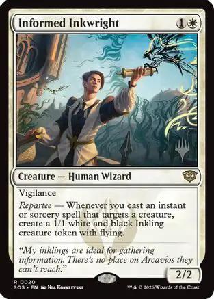Informed Inkwright (PPSOS-020) - Promo Pack: Secrets of Strixhaven