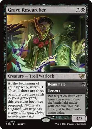 Grave Researcher (PPSOS-085) - Promo Pack: Secrets of Strixhaven