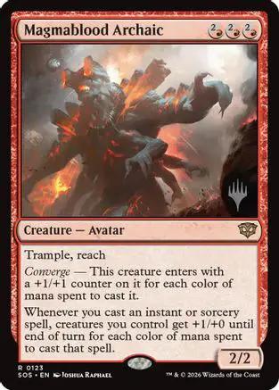 Magmablood Archaic (PPSOS-123) - Promo Pack: Secrets of Strixhaven
