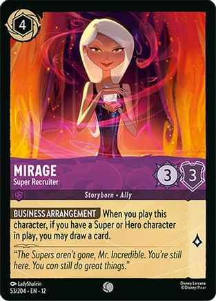 Mirage - Super Recruiter (53/204) - Wilds Unknown Cold Foil