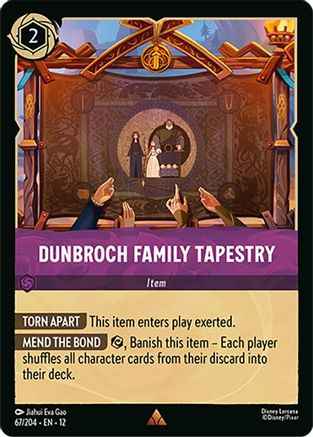 DunBroch Family Tapestry (67/204) - Wilds Unknown Cold Foil