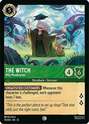 The Witch - Wily Woodcarver (74/204) - Wilds Unknown Cold Foil