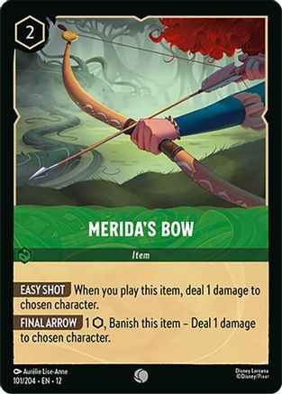 Merida's Bow (101/204) - Wilds Unknown Cold Foil
