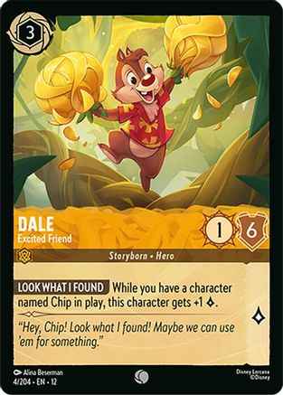Dale - Excited Friend (4/204) - Wilds Unknown Cold Foil