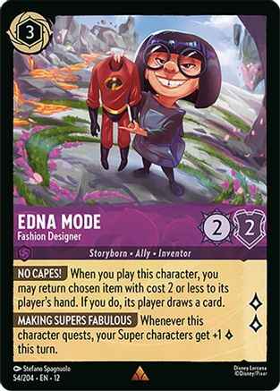 Edna Mode - Fashion Designer (54/204) - Wilds Unknown