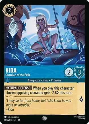 Kida - Guardian of the Path (144/204) - Wilds Unknown Cold Foil