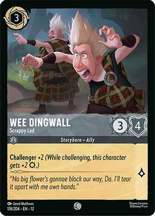 Wee Dingwall - Scrappy Lad (176/204) - Wilds Unknown Cold Foil