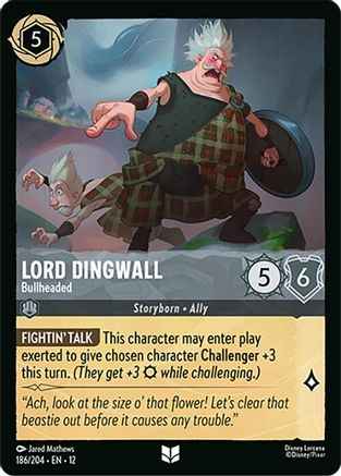 Lord Dingwall - Bullheaded (186/204) - Wilds Unknown Cold Foil