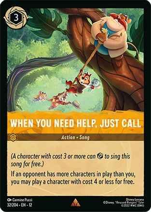 When You Need Help, Just Call (32/204) - Wilds Unknown Cold Foil