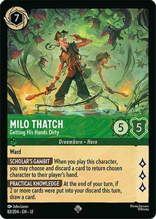 Milo Thatch - Getting His Hands Dirty (82/204) - Wilds Unknown