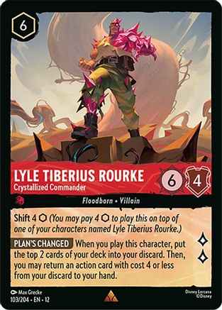 Lyle Tiberius Rourke - Crystallized Commander (103/204) - Wilds Unknown Cold Foil