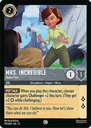 Mrs. Incredible - Helen Parr (179/204) - Wilds Unknown Cold Foil