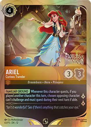 Ariel - Curious Traveler (43) - Disney Lorcana Promo Cards Holofoil