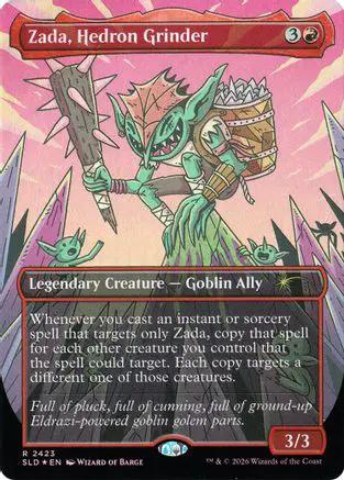 Zada, Hedron Grinder (Display Commander) - Thick Stock (SLD-2423) - Secret Lair Drop Series Foil
