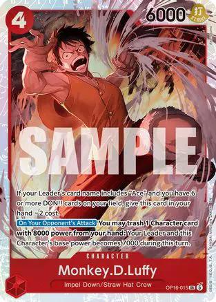 Monkey.D.Luffy (OP16-015) - The Time of Battle Foil