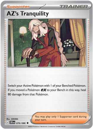 AZ's Tranquility 076/086 - ME04 Chaos Rising Reverse Holofoil