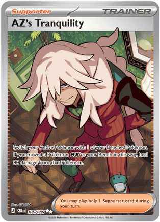 AZ's Tranquility 106/086 - ME04 Chaos Rising Holofoil