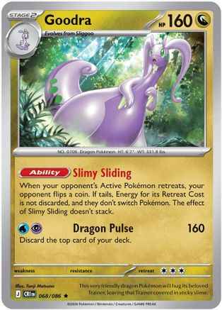 Goodra 068/null - ME04 Chaos Rising Reverse Holofoil