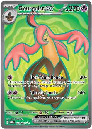 Gourgeist ex 102/086 - ME04 Chaos Rising Holofoil