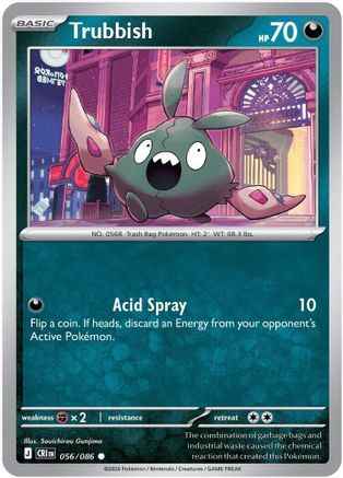 Trubbish 056/null - ME04 Chaos Rising Reverse Holofoil
