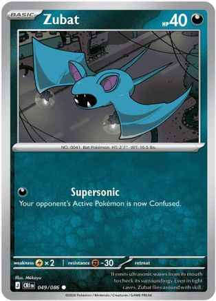 Zubat 049/null - ME04 Chaos Rising Reverse Holofoil