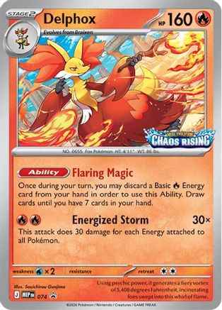 Delphox 074/null - ME Mega Evolution Promo Holofoil