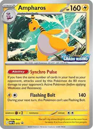 Ampharos 075/null - ME Mega Evolution Promo Holofoil