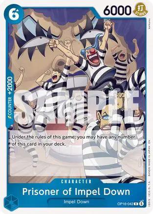 Prisoner of Impel Down (OP16-042) - The Time of Battle Foil