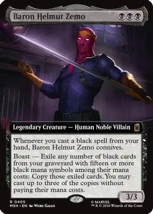 Baron Helmut Zemo (Extended Art) (MSH-405) - Marvel Super Heroes