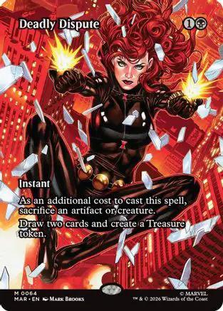 Deadly Dispute (Borderless) (MAR-064) - Marvel Universe Eternal-Legal Foil