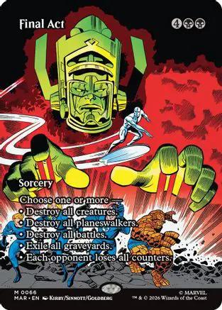 Final Act (Borderless) (MAR-066) - Marvel Universe Eternal-Legal