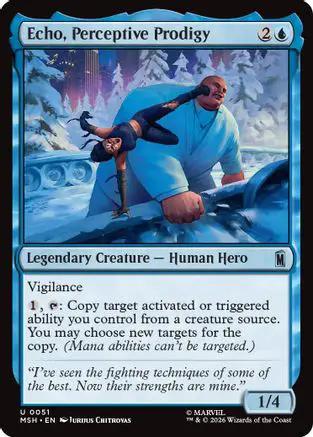 Echo, Perceptive Prodigy (MSH-051) - Marvel Super Heroes