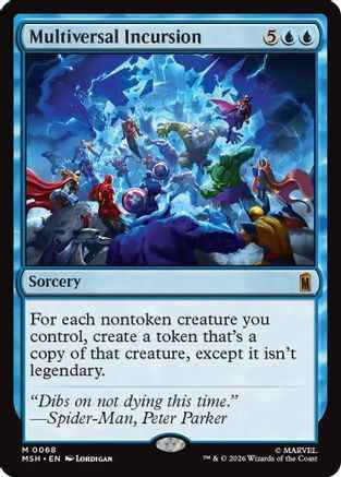 Multiversal Incursion (MSH-068) - Marvel Super Heroes Foil