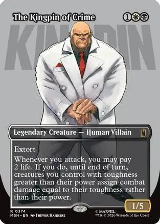 The Kingpin of Crime (Borderless) (0374) (MSH-374) - Marvel Super Heroes Foil