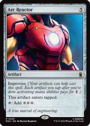 Arc Reactor (MSH-243) - Marvel Super Heroes Foil