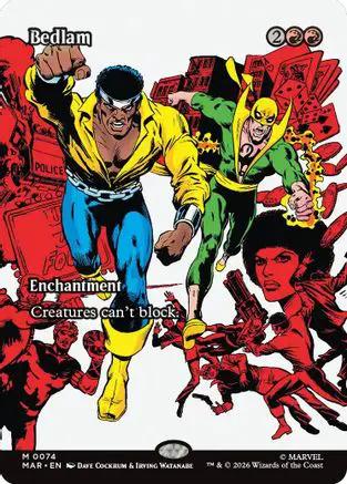 Bedlam (Borderless) (MAR-074) - Marvel Universe Eternal-Legal Foil