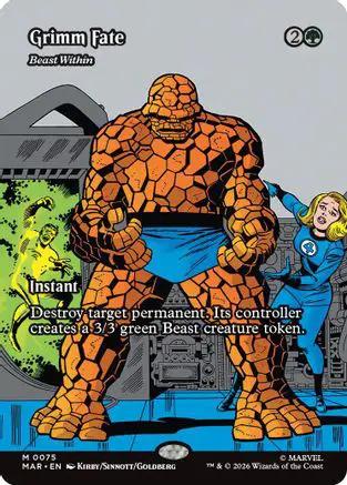 Grimm Fate - Beast Within (Borderless) (MAR-075) - Marvel Universe Eternal-Legal