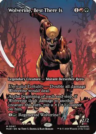 Wolverine, Best There Is (Borderless) (MAR-097) - Marvel Universe Eternal-Legal
