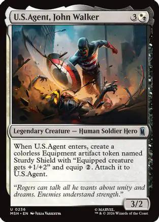 U.S.Agent, John Walker (MSH-236) - Marvel Super Heroes