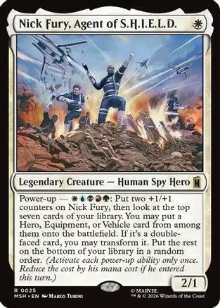 Nick Fury, Agent of S.H.I.E.L.D. (MSH-025) - Marvel Super Heroes