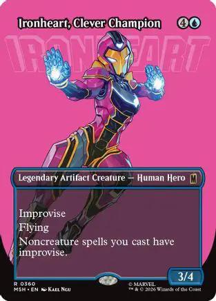 Ironheart, Clever Champion (Borderless) (MSH-360) - Marvel Super Heroes Foil