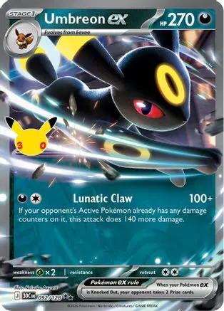 Umbreon ex 092/128 - ME 30th Celebration Holofoil