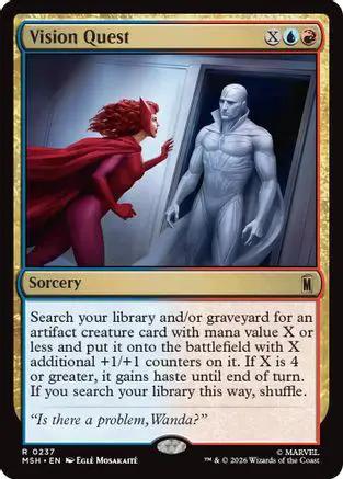 Vision Quest (MSH-237) - Marvel Super Heroes Foil