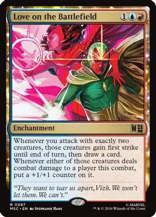 Love on the Battlefield (Surge Foil) (MSC-087) - Commander: Marvel Super Heroes Foil