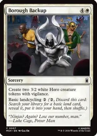Borough Backup (MSH-007) - Marvel Super Heroes