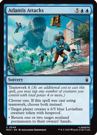 Atlantis Attacks (MSH-046) - Marvel Super Heroes